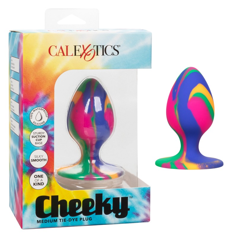 Plug Anal Mediano Tie-Dye Cheeky CalExotics