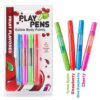 PLAY PEN EDIBLE BODY PAINT BRUSHES 4 PACK (2.5 oz c/u)