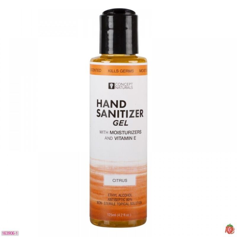 Desinfectante de Manos Cítrico Hand Sanitizer Gel 125ml Concept Naturals