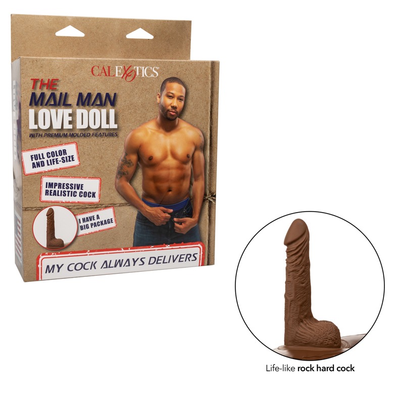 Muñeco Inflable Cartero The Mail Man Brown CalExotics