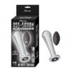 Plug Anal Vibratorio con Control Remoto Ass-Sation Nasstoys Plata 11cm