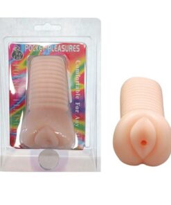 887-FL/POCKET PLEASURES SLEEVE- FLESH