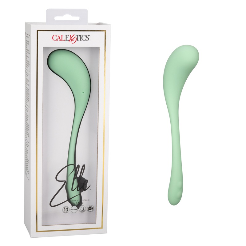 Vibrador Wand de Silicona Líquida Elle Mint 20cm CalExotics