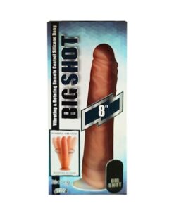 Big Shot 8 Inch Silicone Twirling Dildo