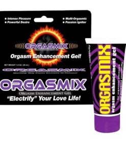 ORGASMIX ENHANCEMENT GEL, 1OZ TUBES. HANG TAB BOX