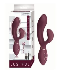 LUSTFUL INTIMATE MASSAGER-EGGPLANT