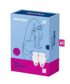 Satisfyer Feel Confident Menstrual Cup-Transparent