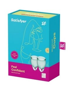 Satisfyer Feel Confident Menstrual Cup- Dark Green