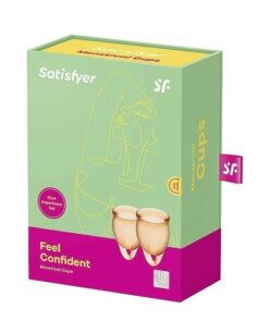 Satisfyer Feel Confident Menstrual Cup- Orange