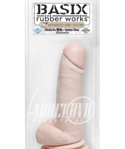 Basix Rubber Works 8" Suction Cup dong-light