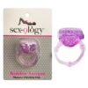 Nubby Tongue Vibrating Cock Ring Magenta