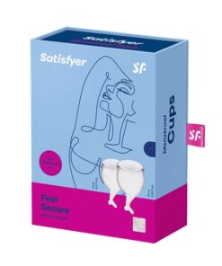 Satisfyer Feel Secure Menstrual Cup- Transparent