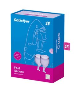 Satisfyer Feel Secure Menstrual Cup-Lilla
