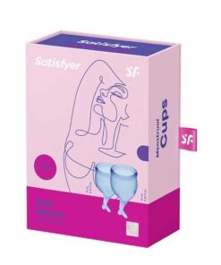 Satisfyer Feel Secure Menstrual Cup-Dark Blue