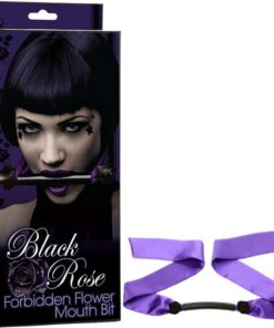 Forbidden Flower Mouth Bit - Black Rose