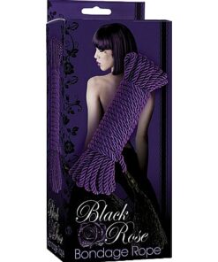 Bondage Rope - Black Rose