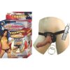 Latin American Whoppers Vibrating 8" Dong With Universal Harness