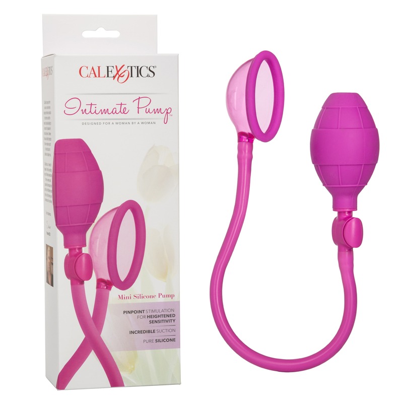 Bomba de Succión Mini para Clítoris y Pezones Intimate Pump Rosa CalExotics