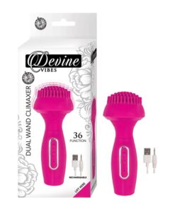 DEVINE VIBES DUAL WAND CLIMAXER-PINK