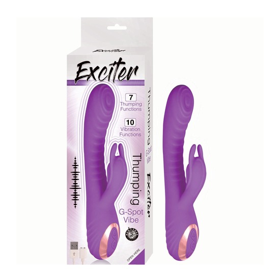 EXCITER THUMPING G-SPOT VIBE-PURPLE · fotografía 1