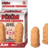 2538-1/RAM EXTENSION CONDOMS-FLESH