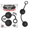 Mack Tuff Silicone Erotic Balls - Black