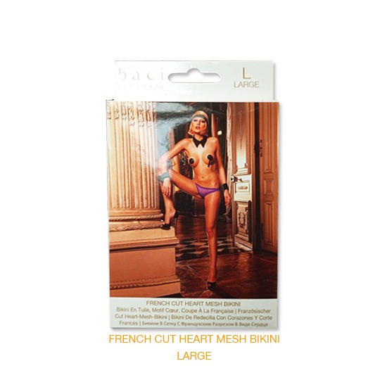 Bikini de Malla con Corazones Corte Francés Morado G Baci Lingerie Baci