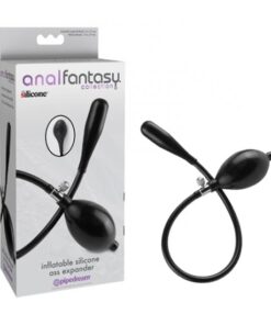 Anal Fantasy Collection Inflatable Silicone Ass Expander - Black