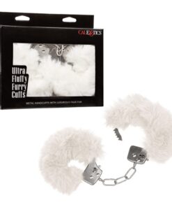 ULTRA FLUFFY FURRY CUFFS-WHITE