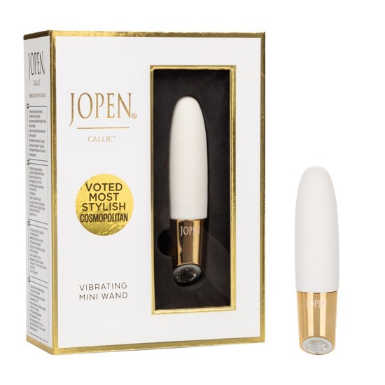 Vibrador tipo Mini Wand Callie Blanco Jopen
