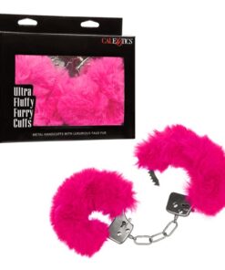 ULTRA FLUFFY FURRY CUFFS-PINK