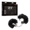 ULTRA FLUFFY FURRY CUFFS- BLACK