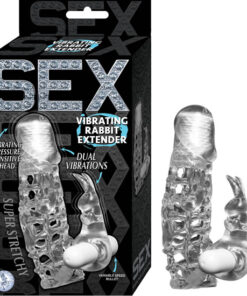 2724/SEX VIBRATING RABBIT EXTENDER-