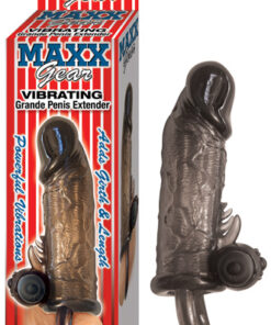 Maxx Gear Vibrating Grande Penis Extender Black