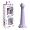 Dildo de Silicona con Ventosa Dillio Platinum Secret Explorer Morado 16cm