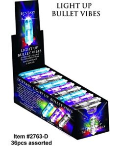 Ecstasy Light Up Bullet 4 Speed-Assorted Color (1 Pz)