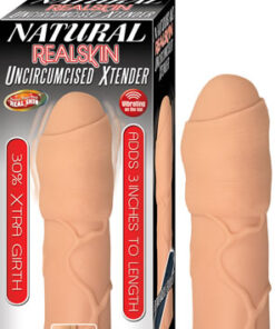 Natural Realskin Uncircumcised Xtender Flesh