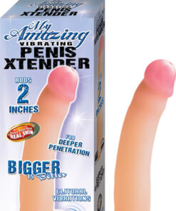My Amazing Vibrating Penis Xtender Flesh