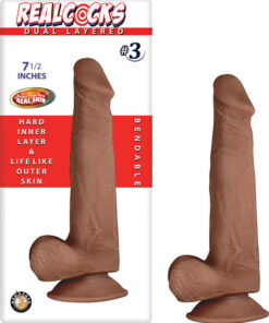 Realcocks Dual Layered #2-Brown
