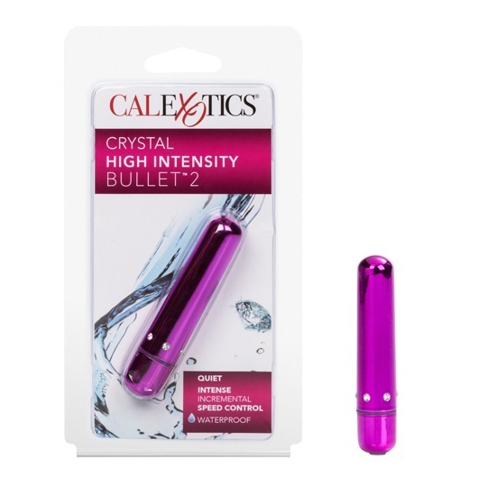 Vibrador tipo Bullet Rosa Crystal High Intensity Bullet 2 CalExotics