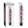 Icicles No. 19 - Clear/Pink