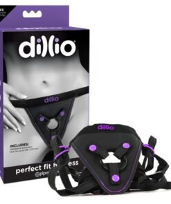Dillio Perfect Fit Harness - Black/Purple