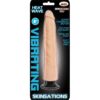Skinsations-Heat Wave-Vibrating Flesh Style Dildo 8"