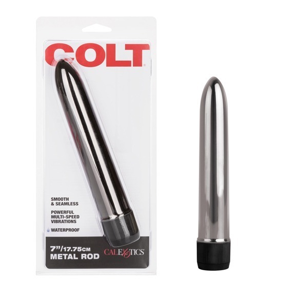 Vibrador Falo Colt 7" Metal Rod 18cm CalExotics