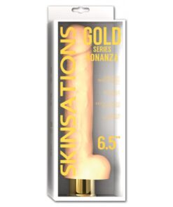 Skinsations Gold Series Bonanza 6.5''  Vibrating Dildo Multifunctions