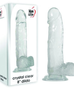 Crystal Clear 8" Dildo