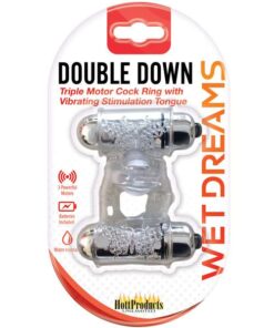 Double Down Vibrating Cock Ring