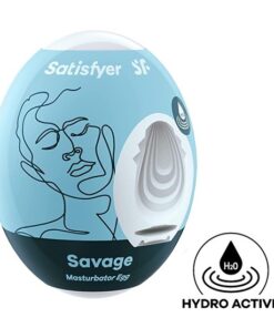 Satisfyer Masturbator Egg - Savage - Blue
