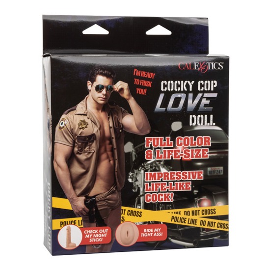 Muñeco Inflable Policia Cocky Cop Love Doll Tamaño Real CalExotics