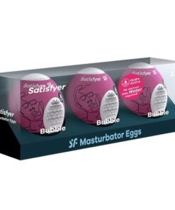 Satisfyer Masturbator Egg 3er Set-Bubble